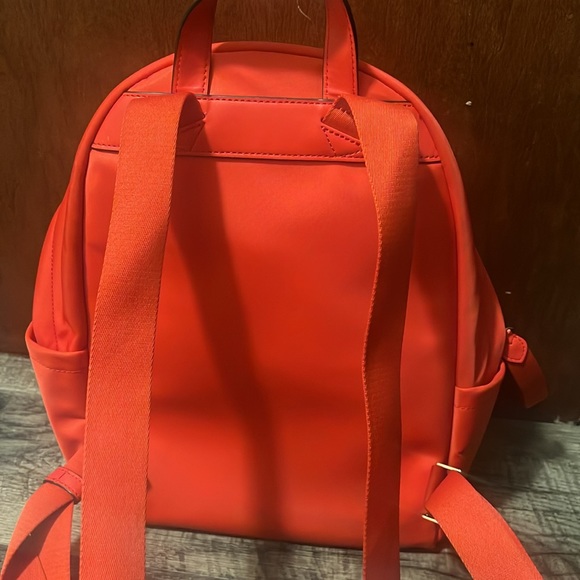 Kate Spade NY Chelsea Medium RED Nylon Shoulder Backpack Bag Tote - USED - Picture 4 of 6